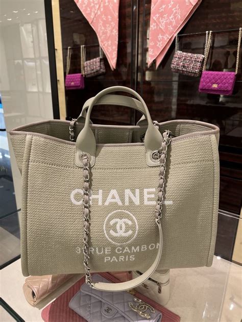 chanel deauville tote 2022|chanel deauville tote size comparison.